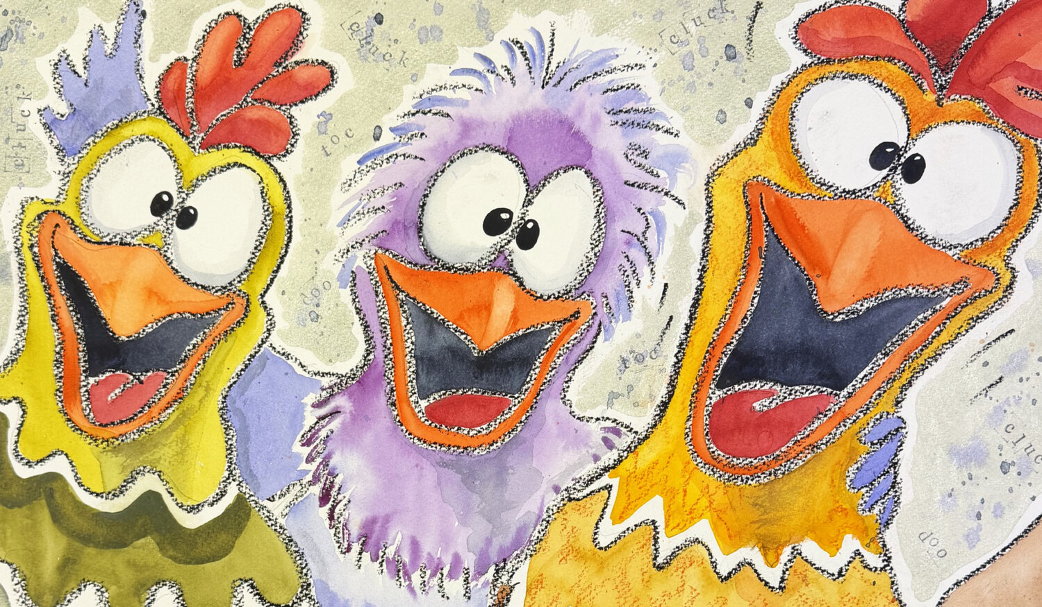 Alert Myrjam De Keyser Original painting for sale