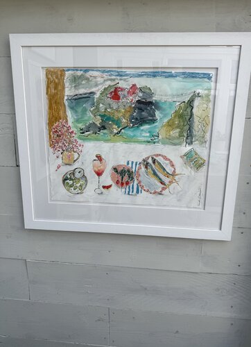 Towan Beach Newquay Cornwall by Trudi Drewett, Painting for Sale on Select