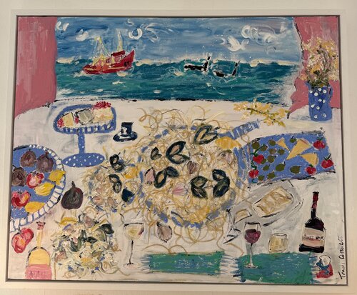 Whale Watching Cornwall by Trudi Drewett, Painting for Sale on Select