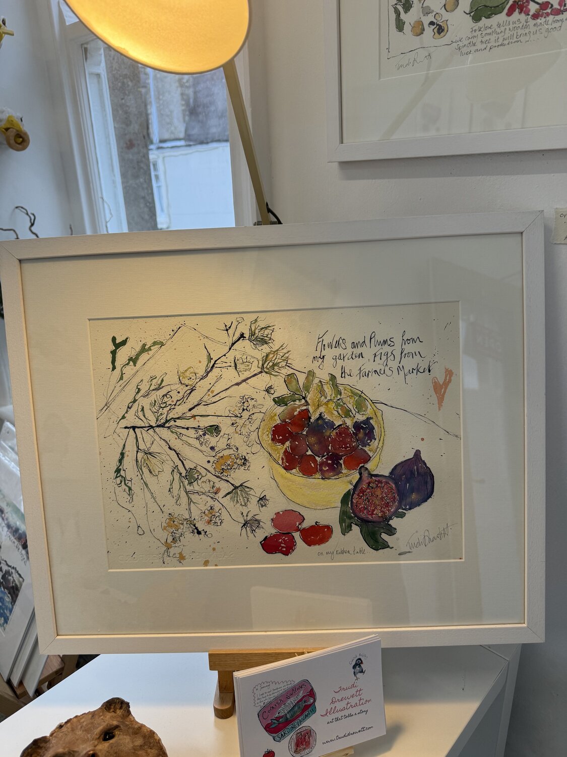 On My Kitchen Table Trudi Drewett Original painting for sale