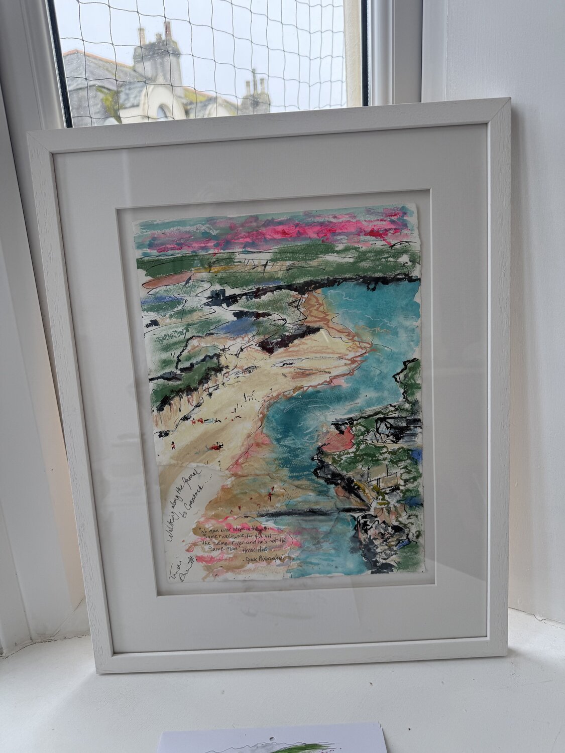 Crantock Beah Trudi Drewett Original painting for sale