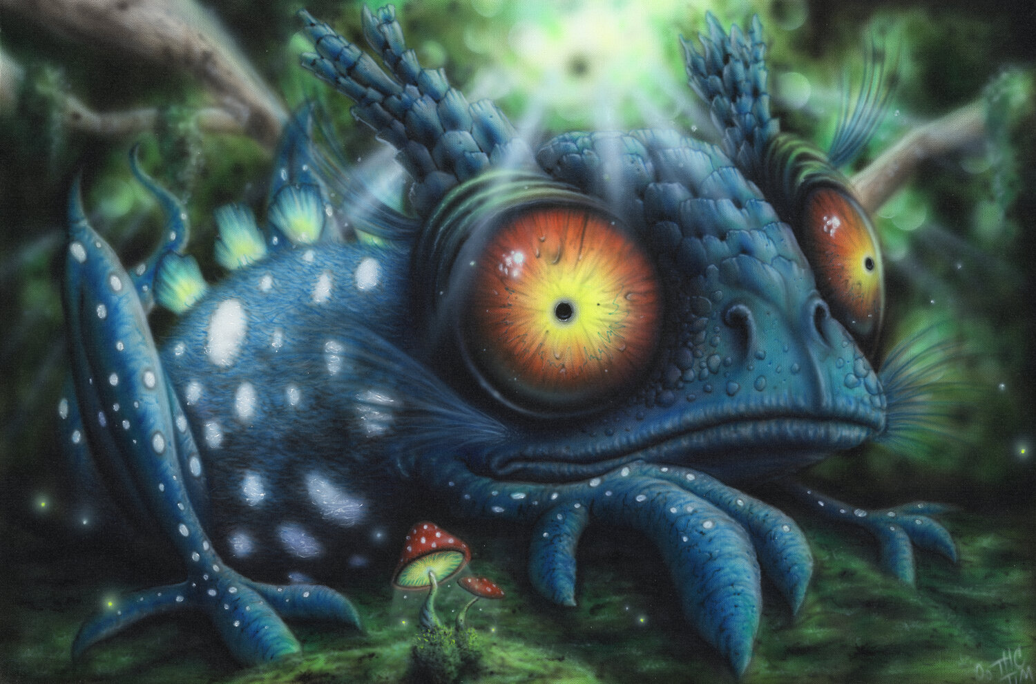 Blue Dreams Tim Randall Original painting for sale