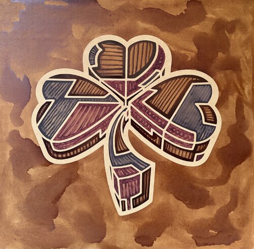 Shamrock - Autumn by MACIEJ MAGIC CHĘSIAK, Painting for Sale on Select