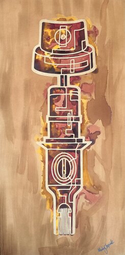 Two Unofficial Professions by MACIEJ MAGIC CHĘSIAK, Painting for Sale on Select