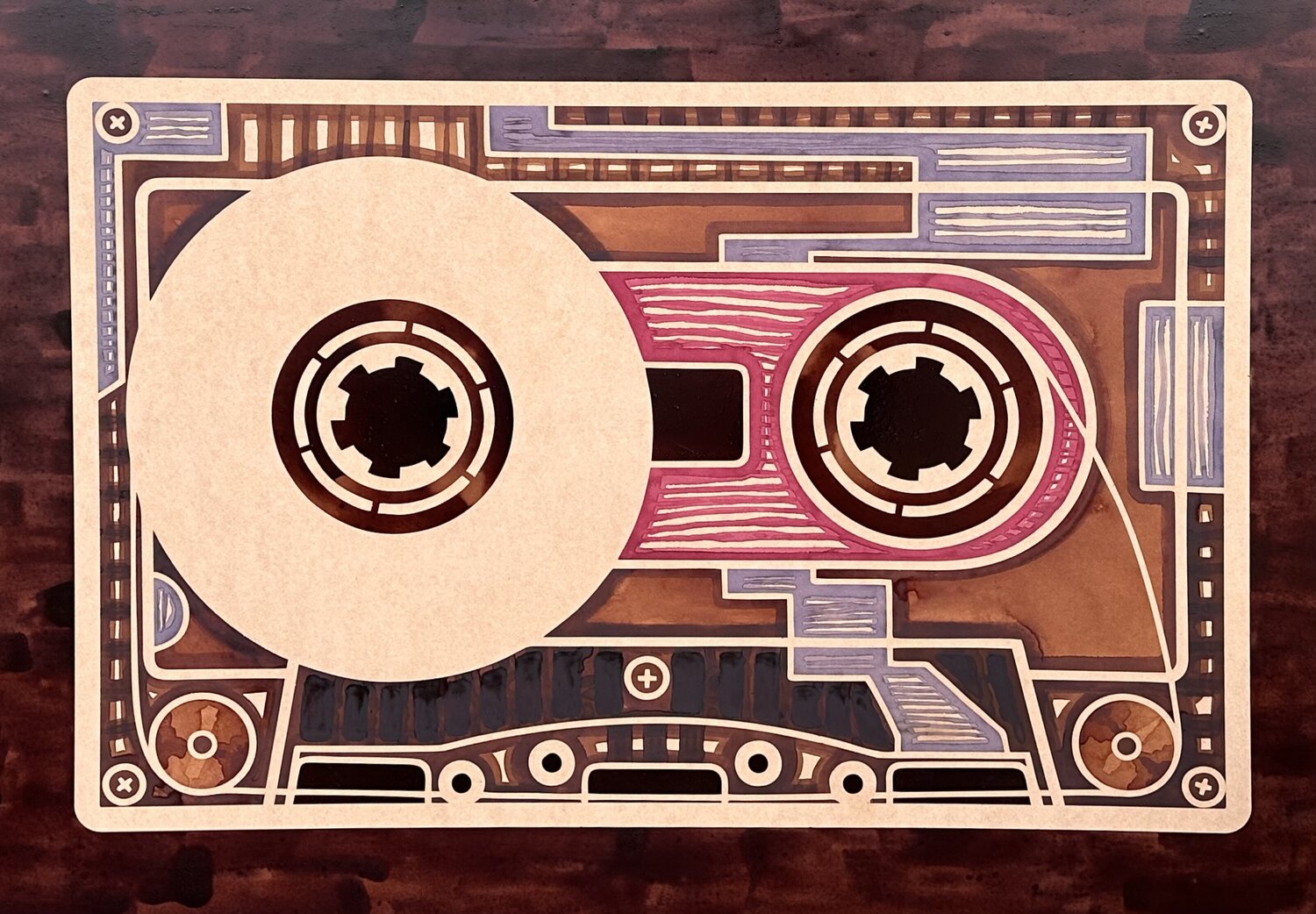 Music as Possession - Muzyka na własność MACIEJ MAGIC CHĘSIAK Original painting for sale
