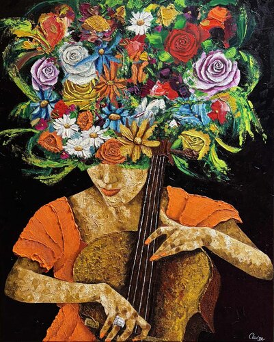 Alma by Clarisse Fournier, Painting for Sale on Select