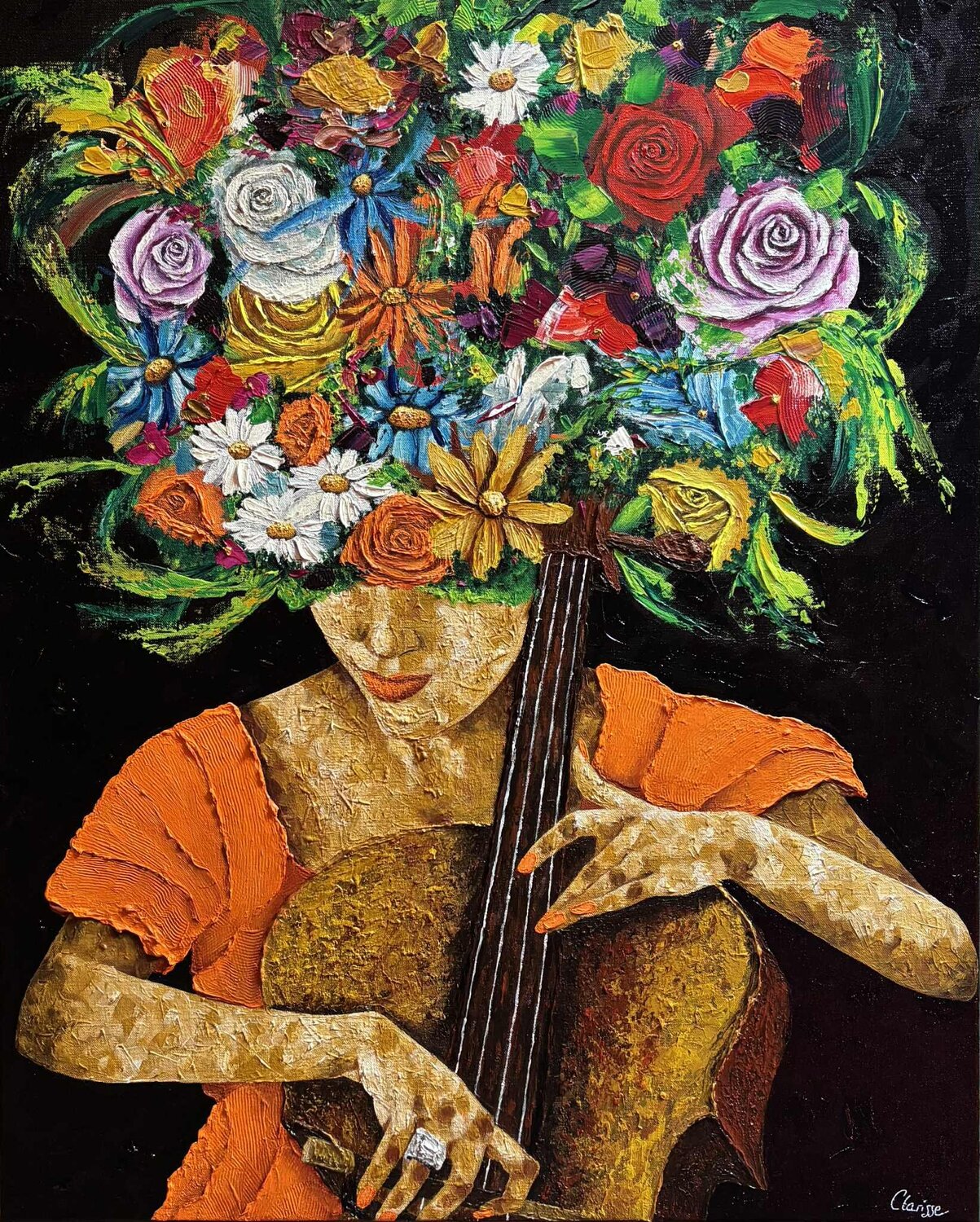 Alma Clarisse Fournier Original painting for sale