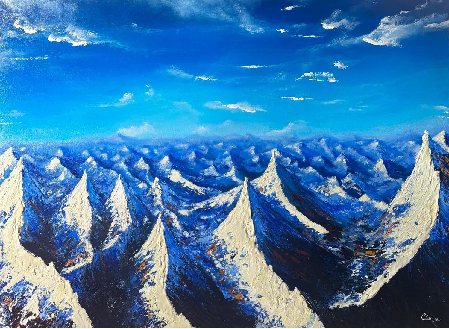 Altitude Clarisse Fournier Original painting for sale
