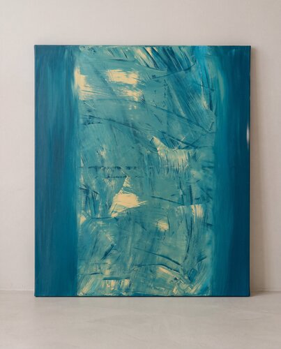 Calm Blue by Paola Torsiello, Painting for Sale on Select