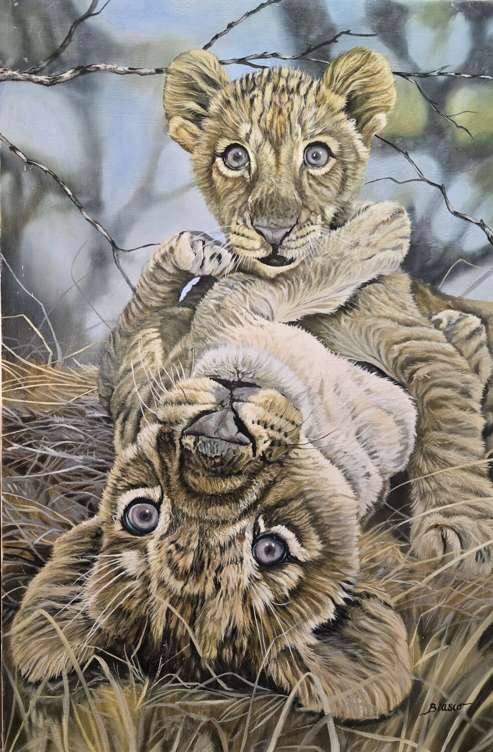 Ooops ! Pierre-Yves Blasco Original painting for sale