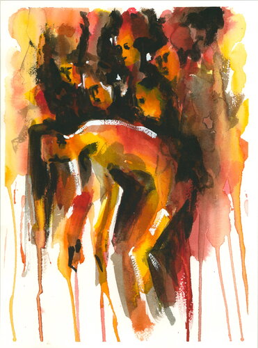 Lo que pesa. No era tuyo. | The weight. It wasn’t yours. by Aurelia Feral, Painting for Sale on Select