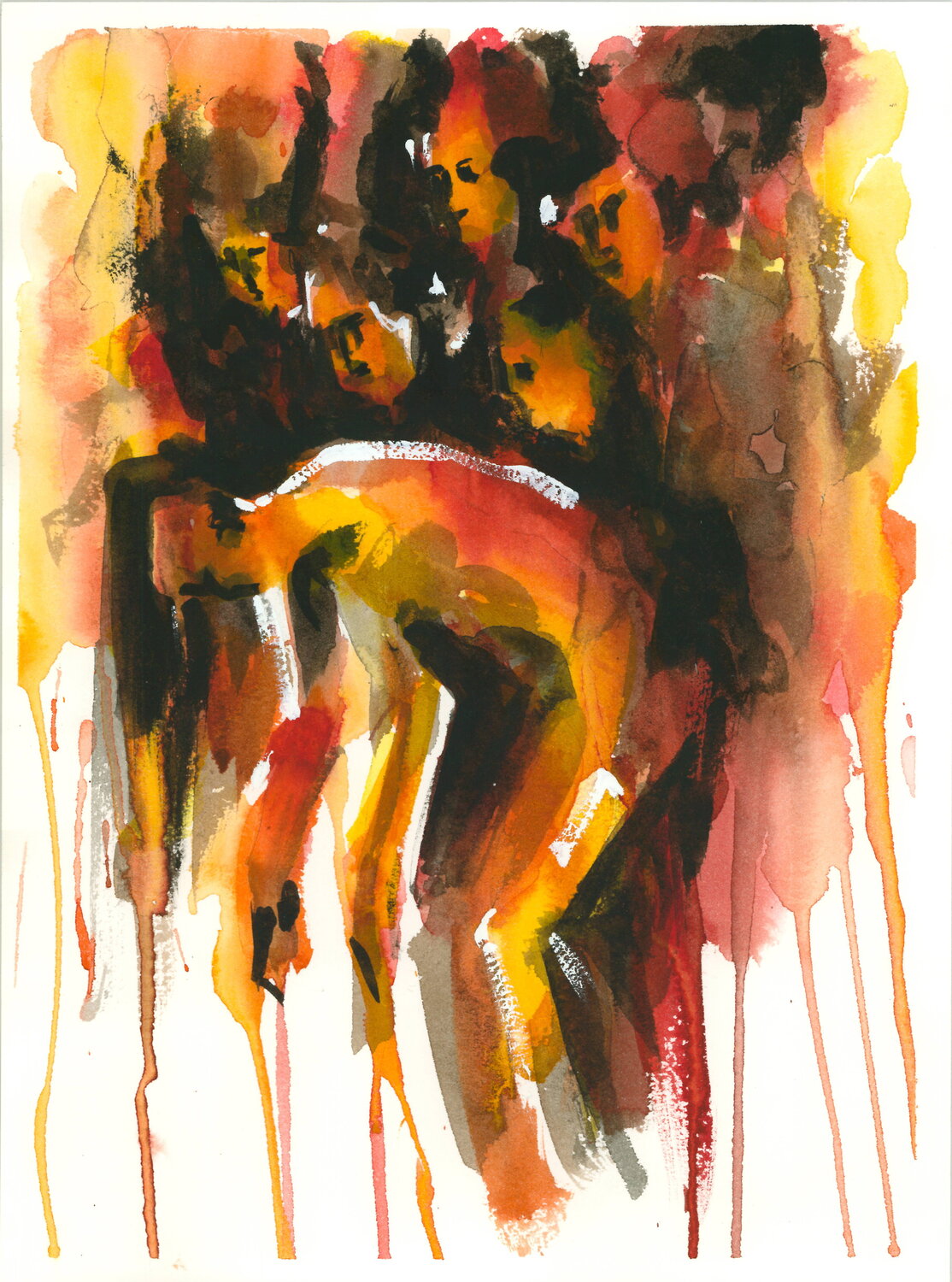 Lo que pesa. No era tuyo. | The weight. It wasn’t yours. Aurelia Feral Original painting for sale