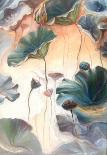 Invisible Garden by Tatsiana Reut, Painting for Sale on Select