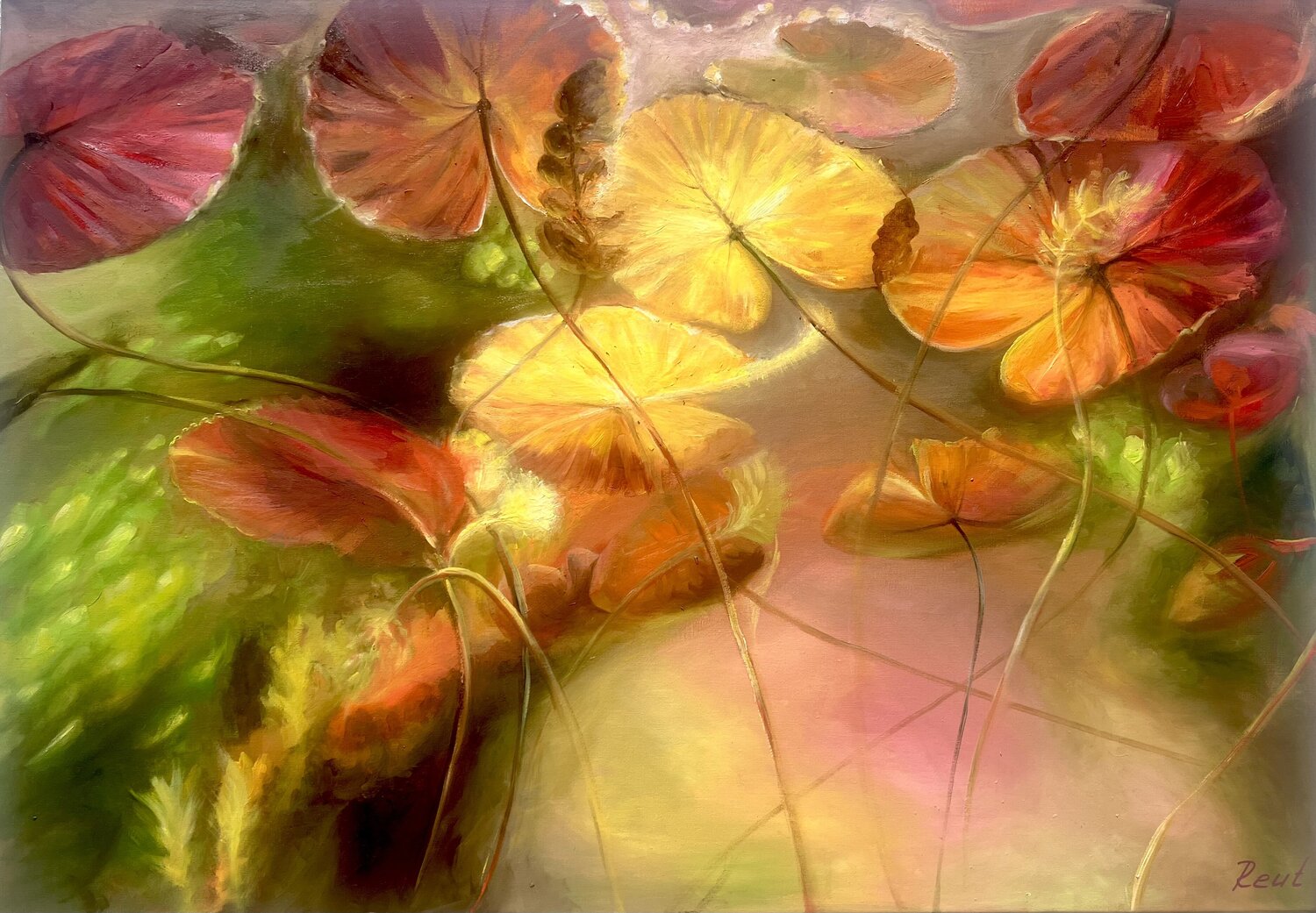 Depth of Light Tatsiana Reut Original painting for sale
