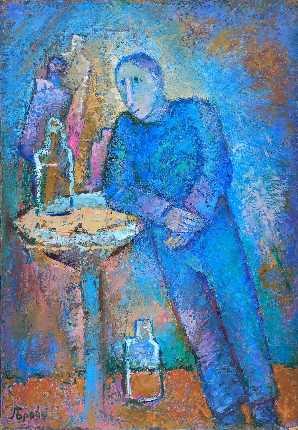 Alone Larisa Brovdi Original painting for sale