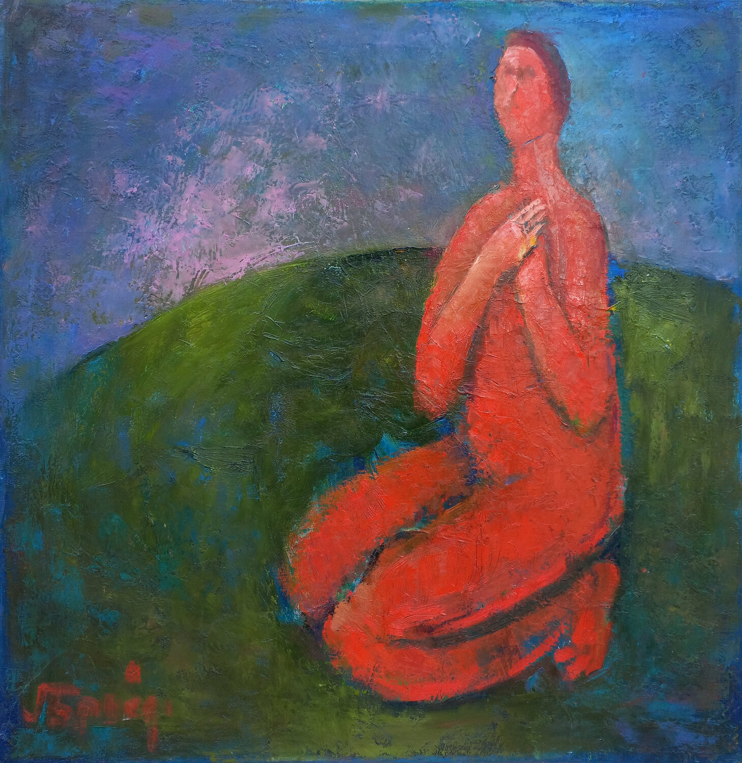 Solitude Larisa Brovdi Original painting for sale