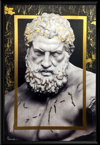 Golden Hercules by ALI YUSUF, Painting for Sale on Select