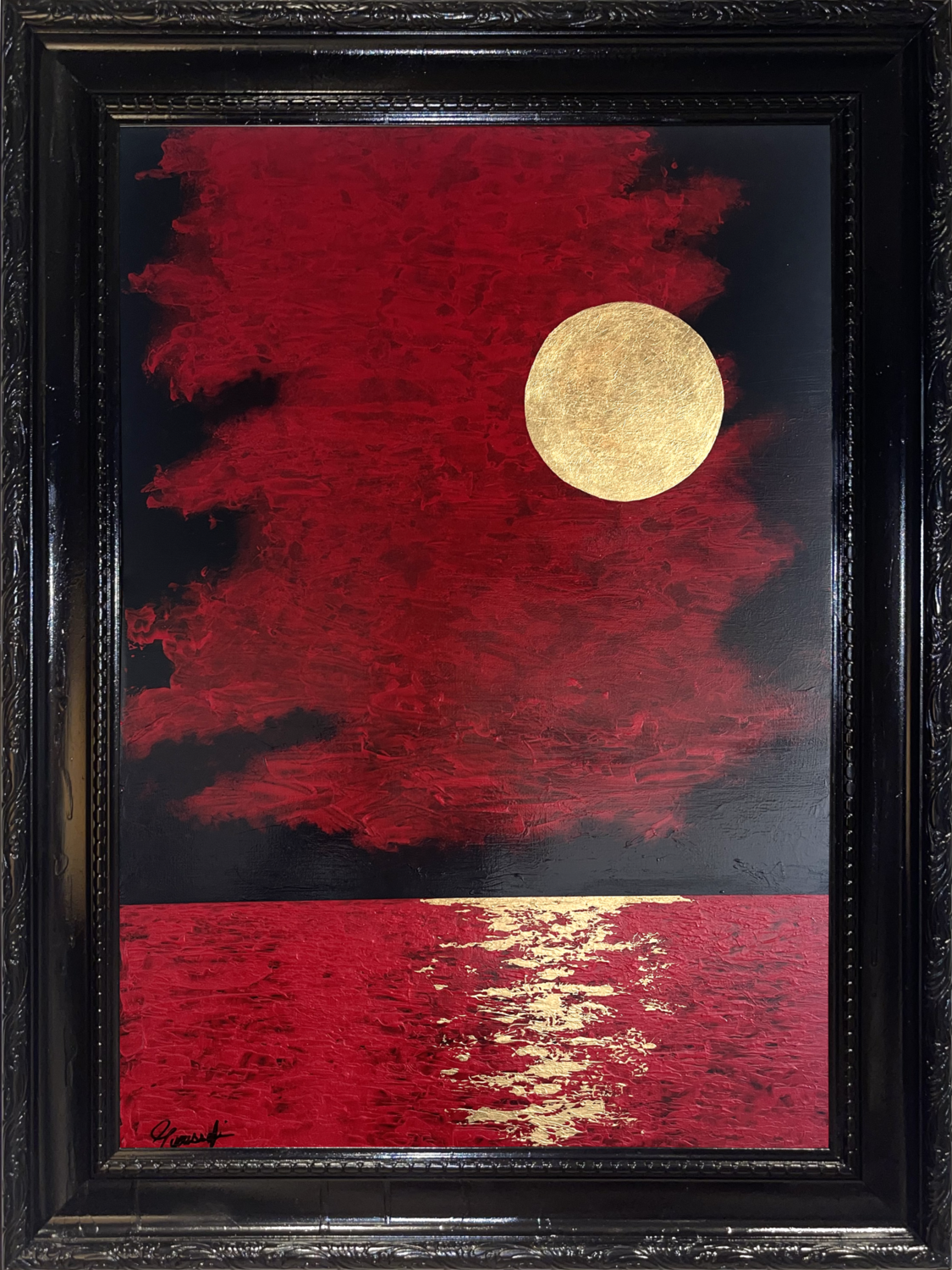 Golden Hour ALI YUSUF Original painting for sale