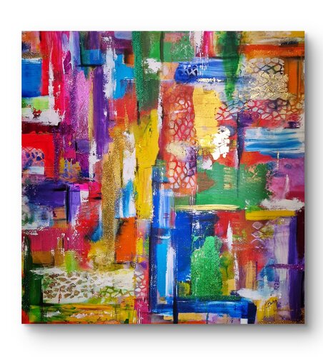Colors of Life by Isabelle Bouhon, Painting for Sale on Select
