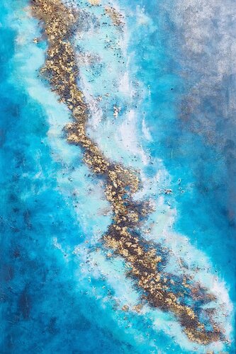 Bora Bora by Isabelle Bouhon, Painting for Sale on Select