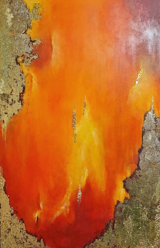 Au-Delà by Isabelle Bouhon, Painting for Sale on Select