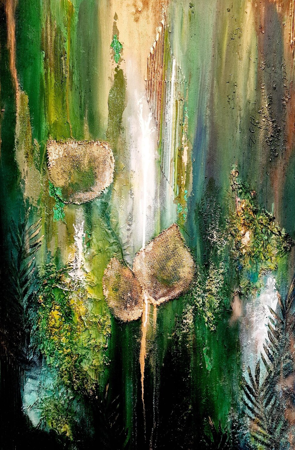Végétal Isabelle Bouhon Original painting for sale