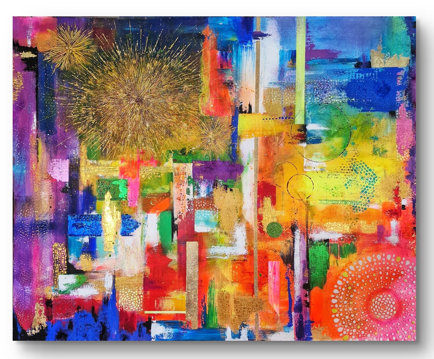 Jour de Fête Isabelle Bouhon Original painting for sale