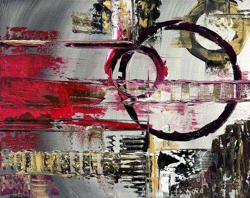 Anfang Ende und Unendlichkeit by Mirko Nikolic, Painting for Sale on Select