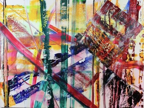 Beobachten by Mirko Nikolic, Painting for Sale on Select