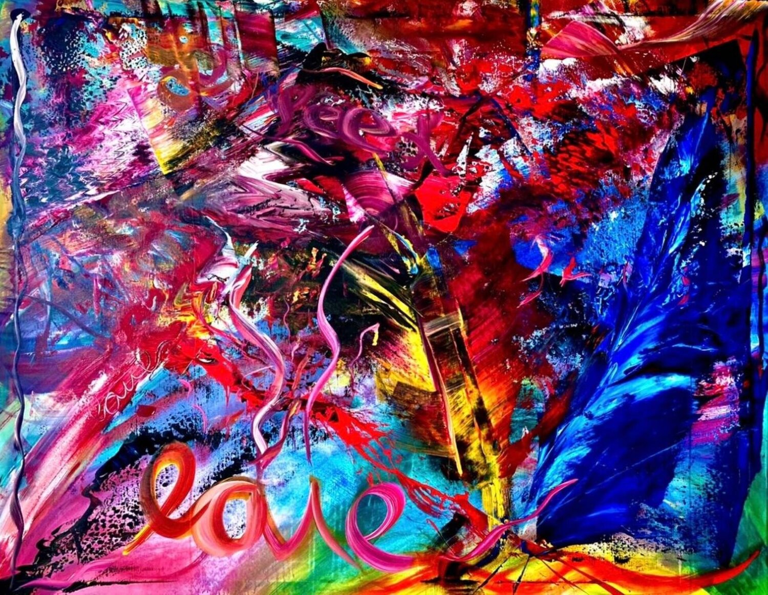 Love Mirko Nikolic Original painting for sale