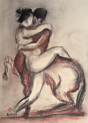 Danse au Centaure by Christiane Giran, Drawing for Sale on Select