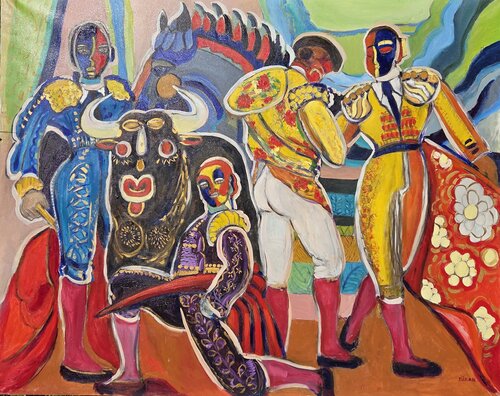 Réflexion by Christiane Giran, Painting for Sale on Select