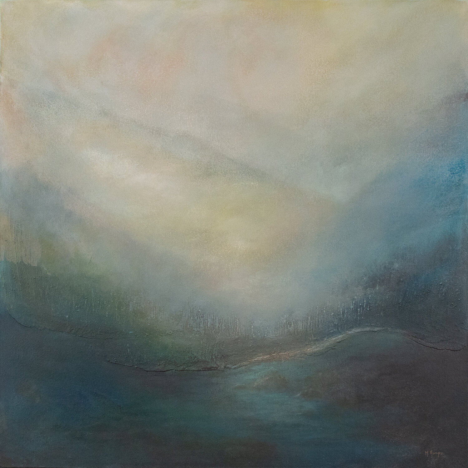 Abstract Landscape 1 Mariam Amyra Original painting for sale
