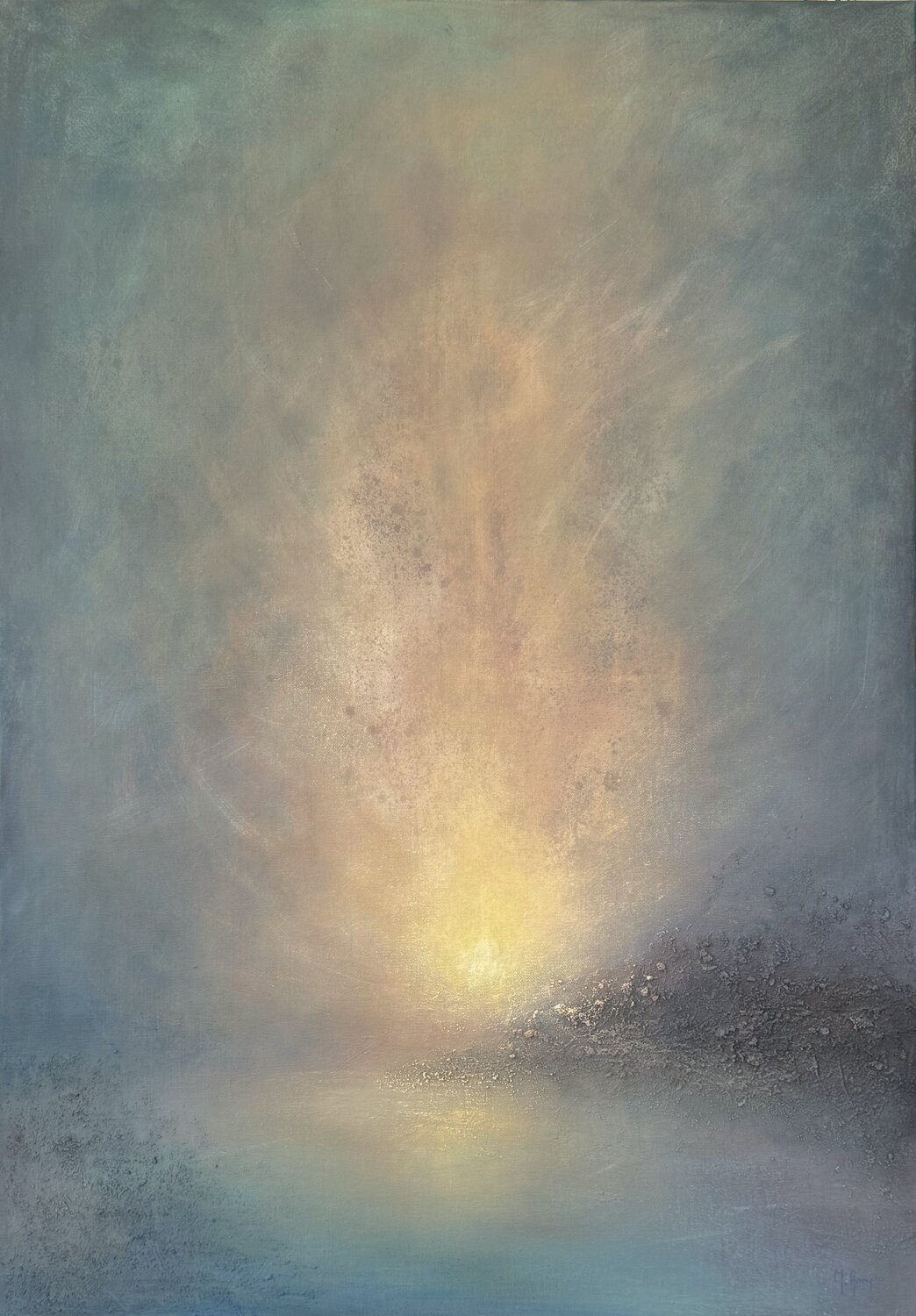 Water and Flames Mariam Amyra Original painting for sale