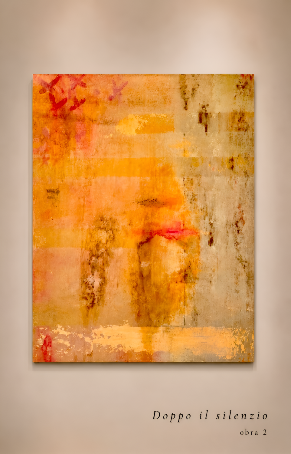 DOPPO IL SILENZIO- Obra II Benvenuta Mo Original painting for sale