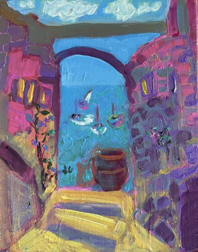 Seaside reverie by Ksenija Puškarić, Painting for Sale on Select