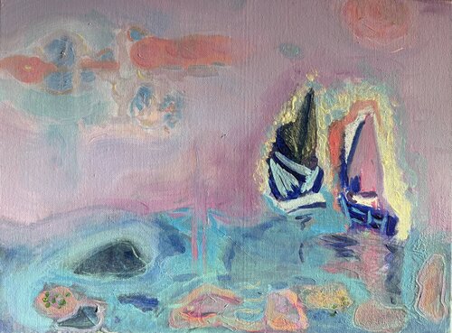 The passage between worlds by Ksenija Puškarić, Painting for Sale on Select