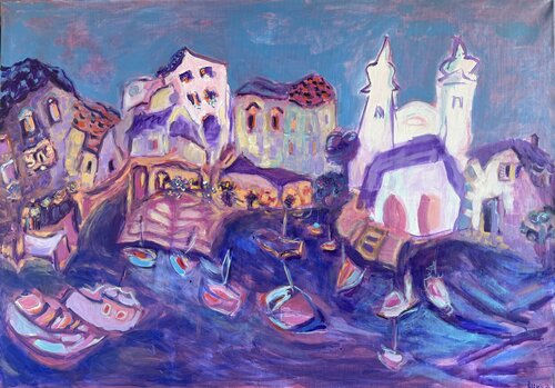 Volosko by Ksenija Puškarić, Painting for Sale on Select