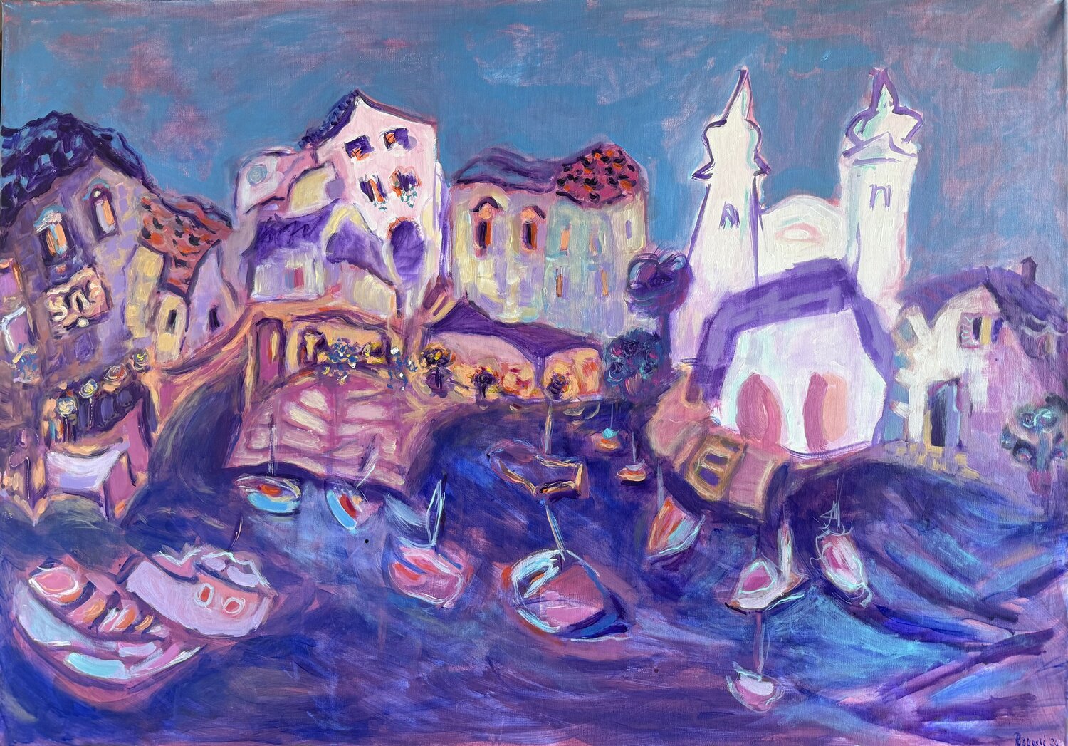 Volosko Ksenija Puškarić Original painting for sale