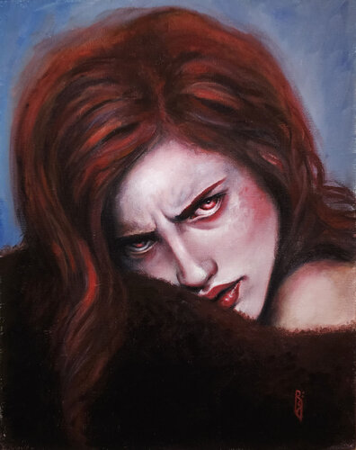 If I was your vampire by Rossana Bonetto, Painting for Sale on Select
