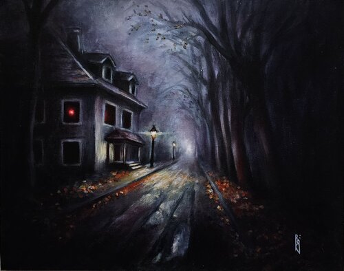 Upstairs by Rossana Bonetto, Painting for Sale on Select