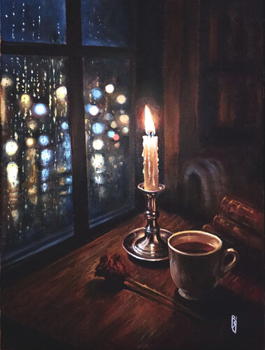 Lonely Day II by Rossana Bonetto, Painting for Sale on Select