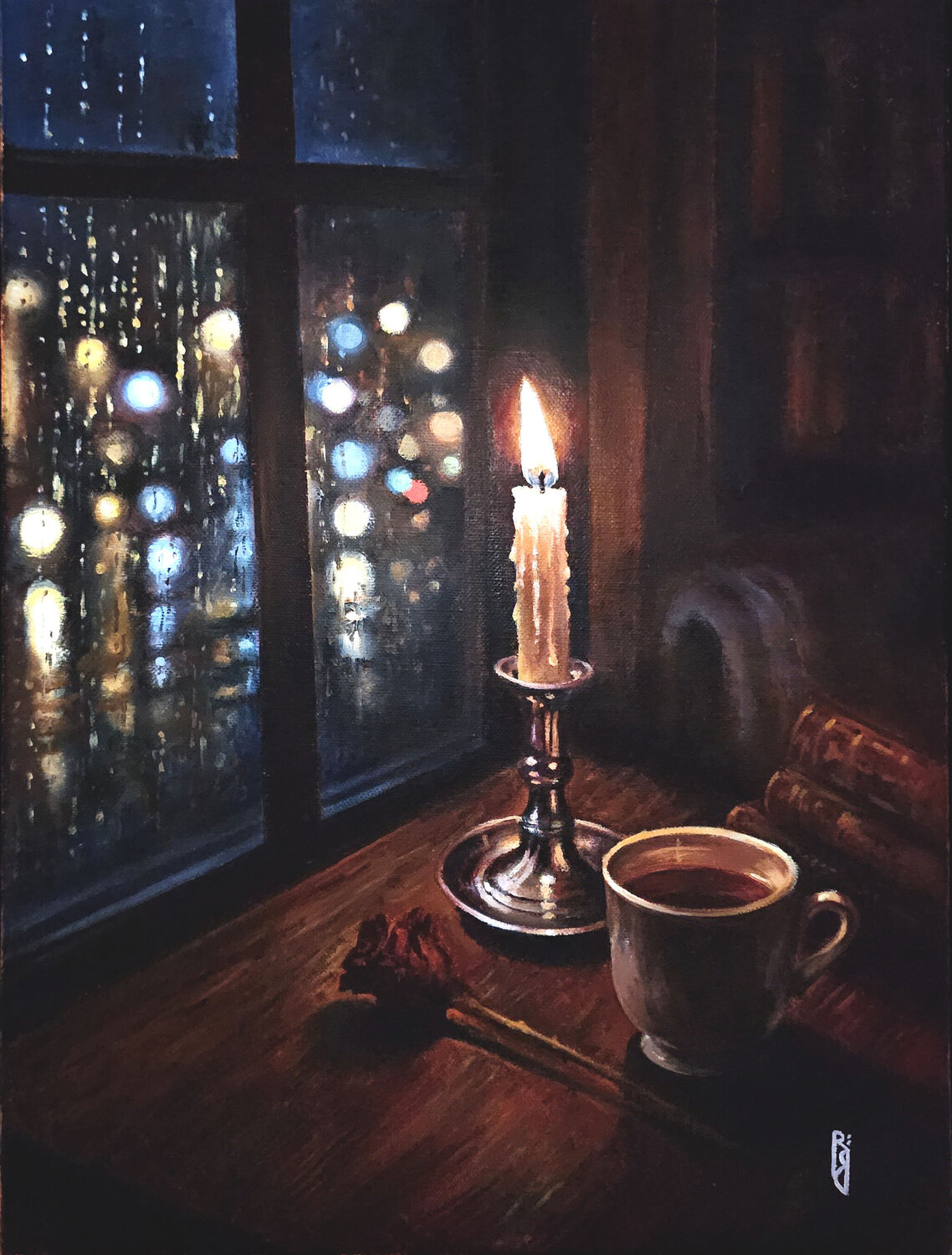 Lonely Day II Rossana Bonetto Original painting for sale