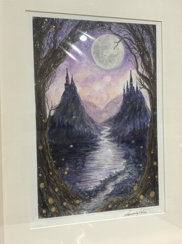 Enchanted Path by Leonnie Fisher, Painting for Sale on Select