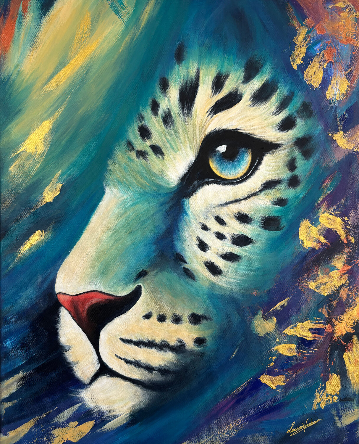 Shifter's Gaze Leonnie Fisher Original painting for sale