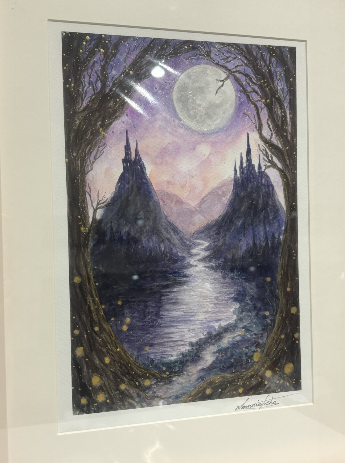 Enchanted Path Leonnie Fisher Original painting for sale