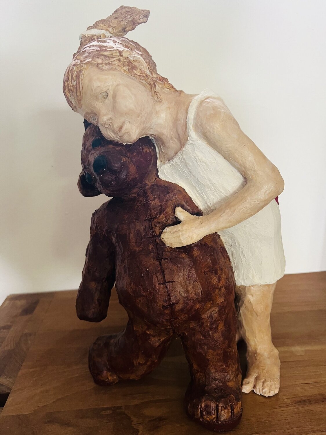 my teddy bear NATHALIE BRUYERE Sculpture for sale
