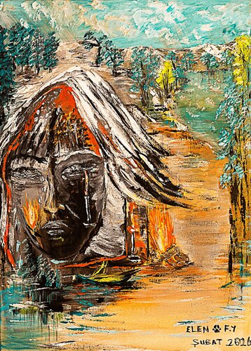 EMBER OF MY HEART by Elen Fılız Yıldırım, Painting for Sale on Select