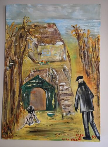 FATHER by Elen Fılız Yıldırım, Painting for Sale on Select