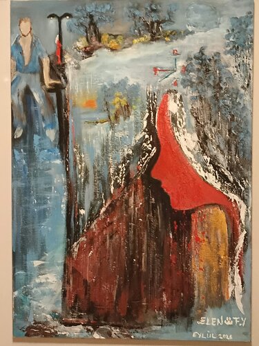I NEVER REALLY LEFT by Elen Fılız Yıldırım, Painting for Sale on Select